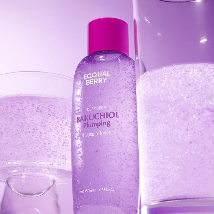 EQQUALBERRY BAKUCHIOL PLUMPING CAPSULE TONER