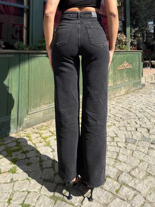 MIELE BLACK JEANS LYCRA PALAZZO