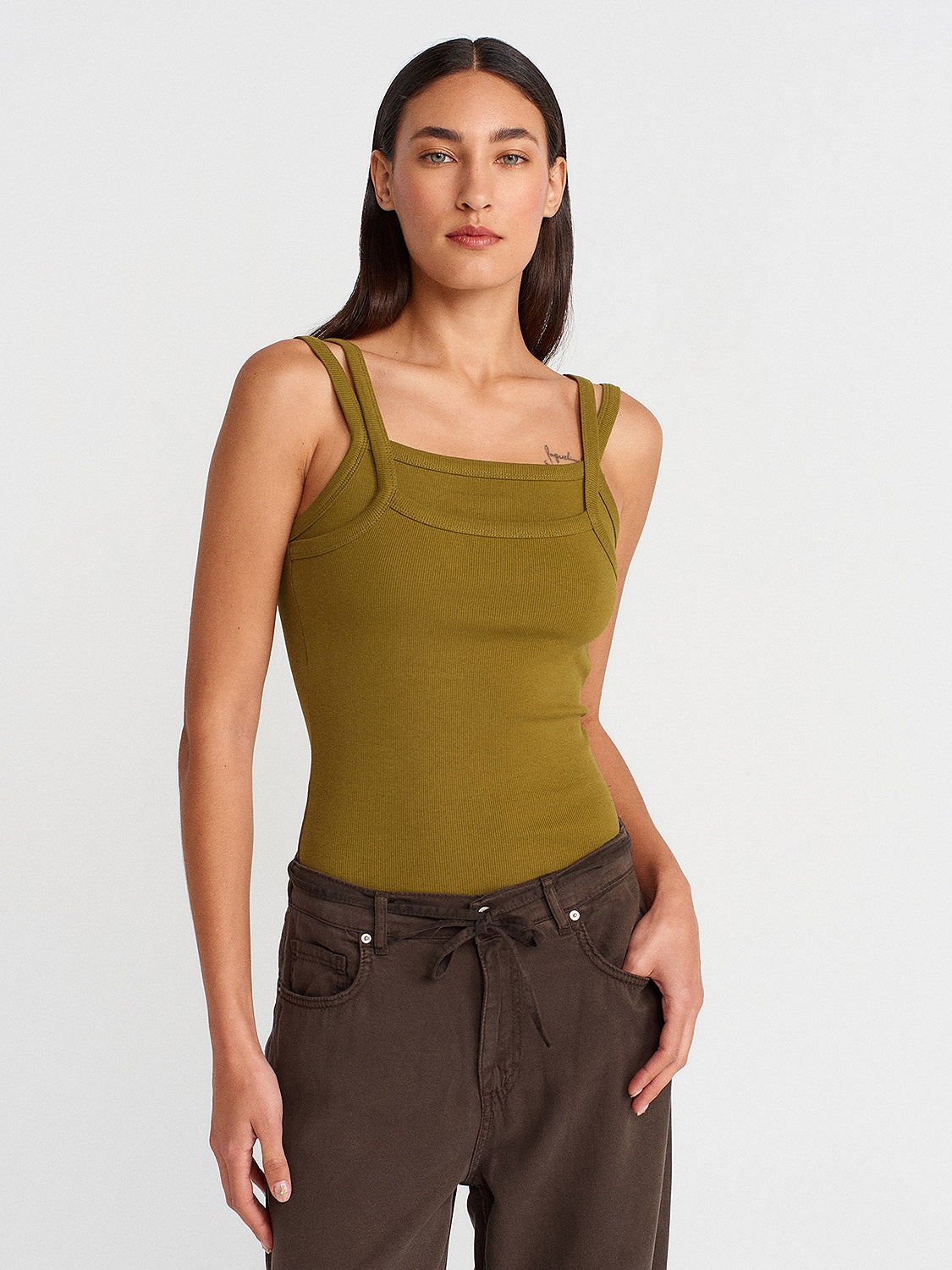 Double Strap Tank Top