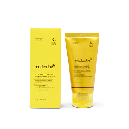 MEDICUBE KOJIC ACID TURMERIC NIGHT WRAPPING MASK