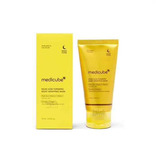 MEDICUBE KOJIC ACID TURMERIC NIGHT WRAPPING MASK