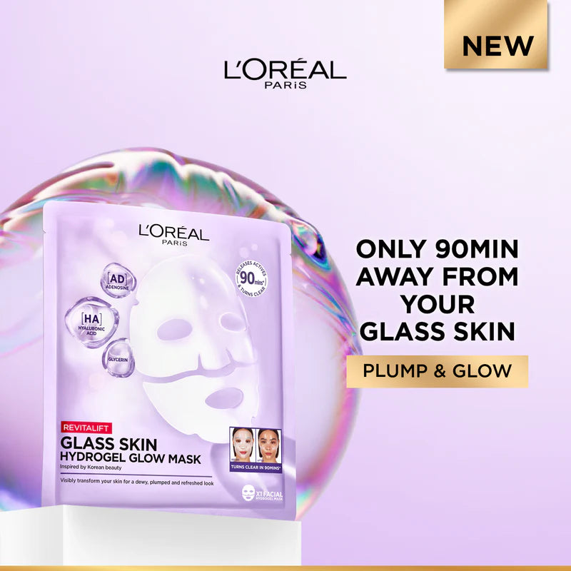 L'OREAL PARIS GLASS SKIN HYDROGEL GLOW MASK