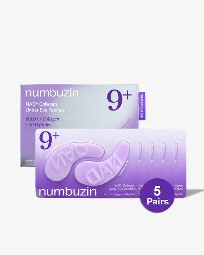 numbuzin NAD+ Collagen Under Eye Patches (5 Pairs)