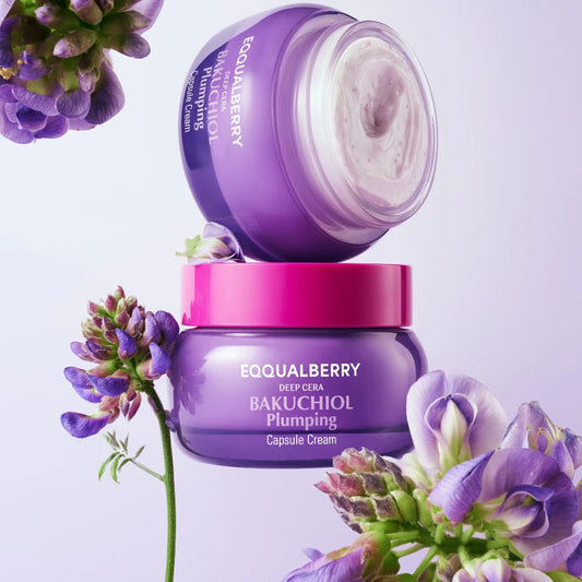 EQQUALBERRY BAKUCHIOL PLUMPING CAPSULE CREAM