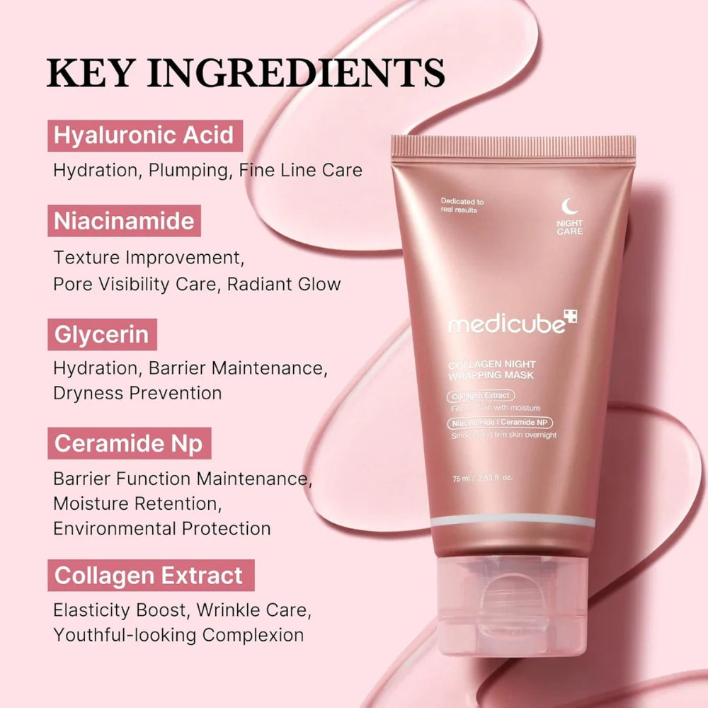 MEDICUBE COLLAGEN NIGHT WRAPPING MASK
