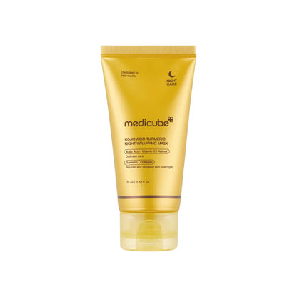MEDICUBE KOJIC ACID TURMERIC NIGHT WRAPPING MASK