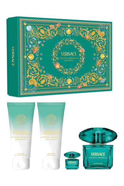 VERSACE CRYSTAL EMERALD SET