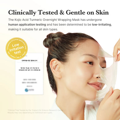 MEDICUBE KOJIC ACID TURMERIC NIGHT WRAPPING MASK
