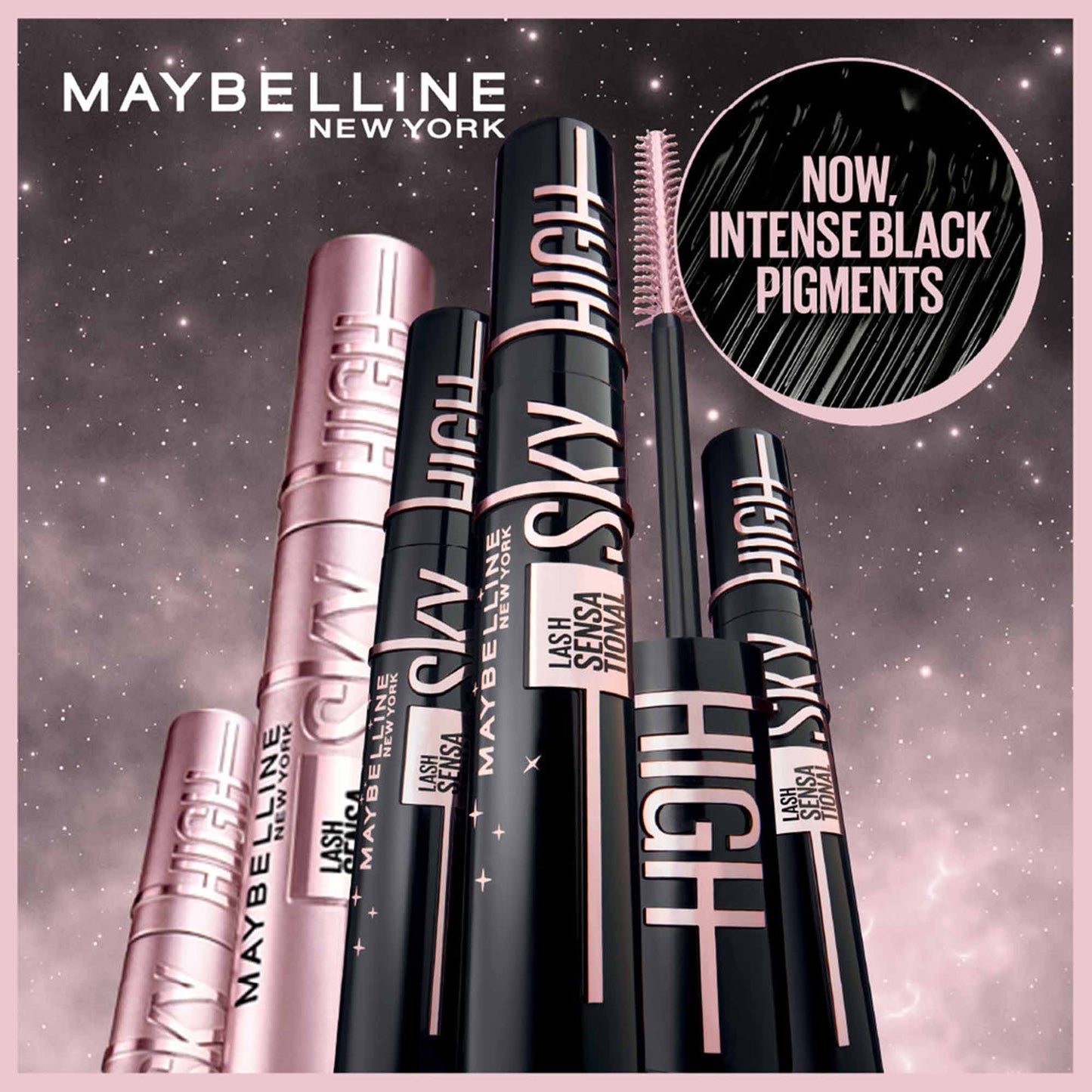 Maybelline New York Lash Sensational Sky High Cosmic Black Mascara