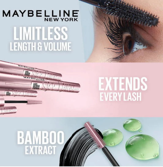Maybelline New York Lash Sensational Sky High Mascara - Volumizing & Lengthening