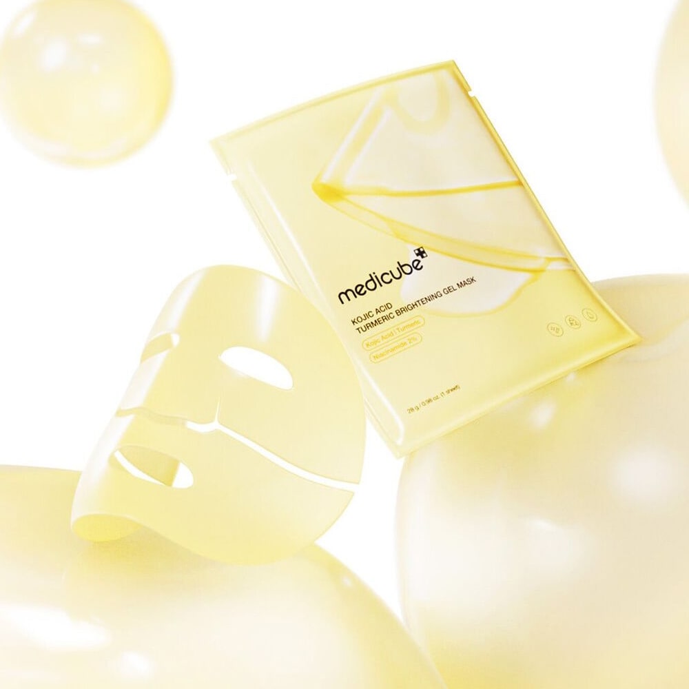 MEDICUBE KOJIC AND TURMERIC BRIGHTENING GEL MASK